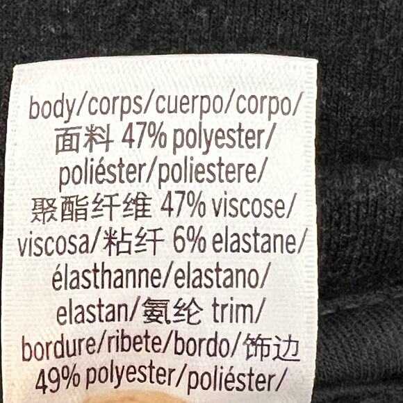 Victoria Sport Womens Heavyweight Pullover Medium Gray Long Sleeve Keyhole Back - Picture 6 of 7